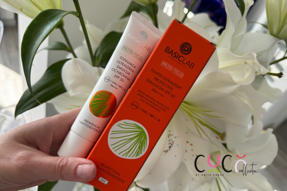 BasiacLab Tonująca emulsja SPF 50 COCO COLLECTION blog